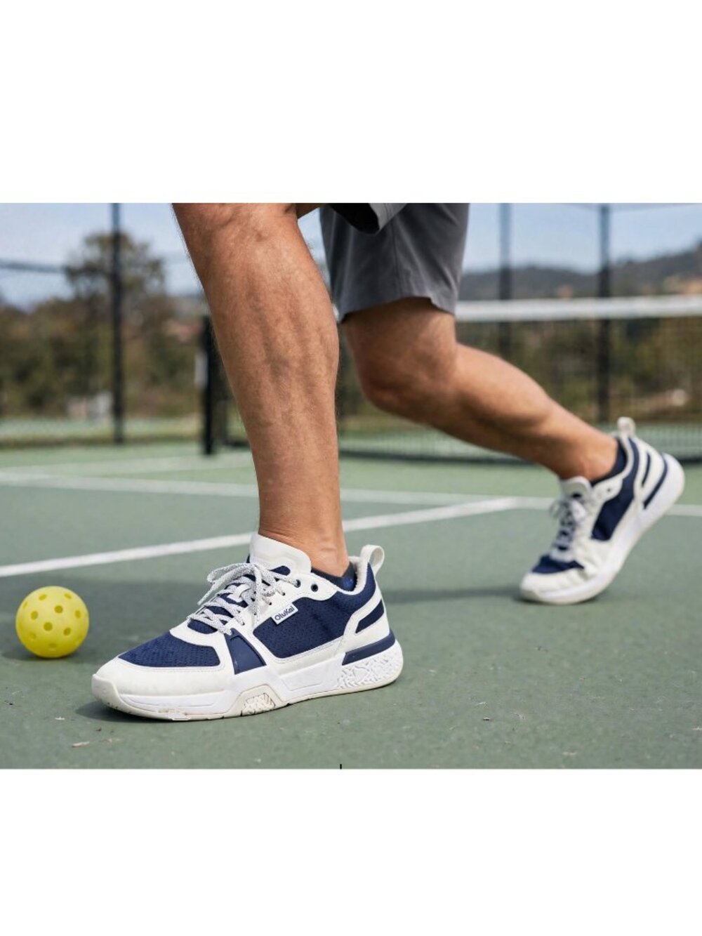 Olukai Anau PICKLEBALL Sneaker Men's Size 11.5 $140 in Mood Indigo White